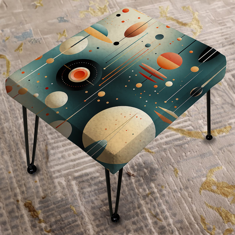 Repose-pieds Retro Futurism Vibe - Mid-Century
