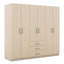Armoire 6 portes avec 3 tiroirs Eford-223136204