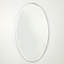 Miroir ovale allongé - nickel-57972572