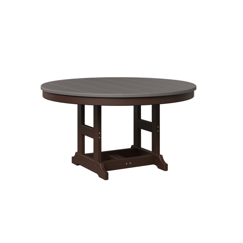 Table ronde 38 po pour enfants Berlin Gardens, Chocolat / Brun, Gris clair