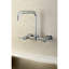 Kingston Brass Concord Double-Handle 2-Hole Wall-Mount Bridge Kitchen Faucet-25314153