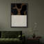 Art mural encadré, impression abstraite en noir et blanc pour le décor du salon-118150795-120281257-118150794