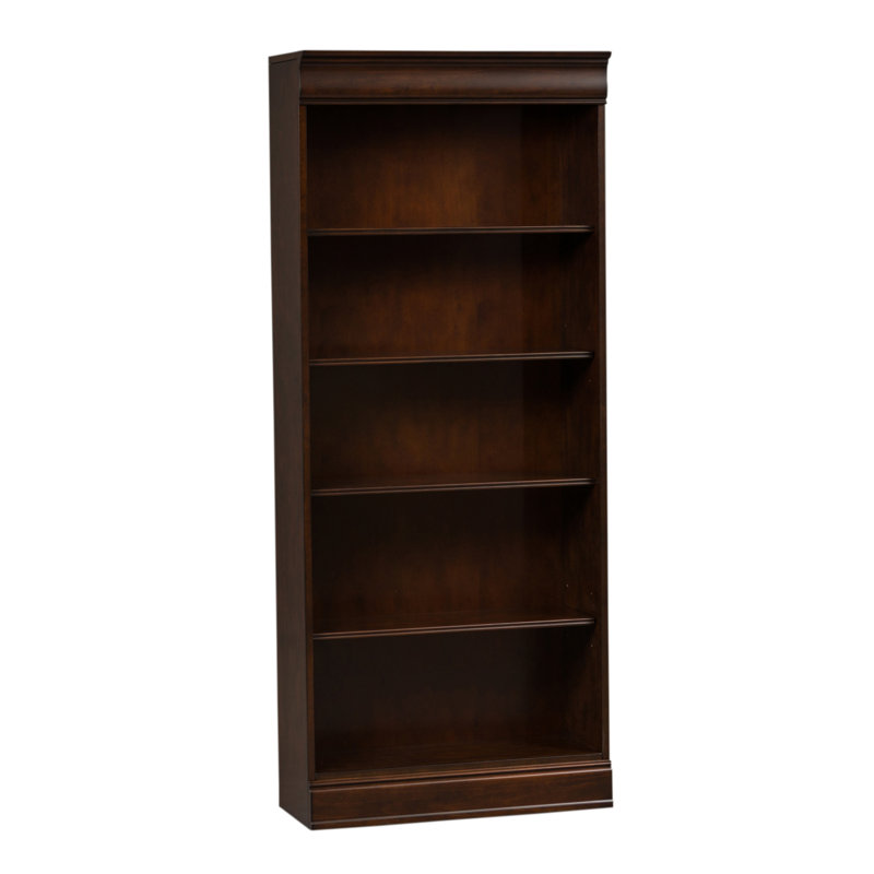 Mattern Standard Office Bookcase with Adjustable Shelves, (4 Shelves) 72" H x 30" W x 12.5" D