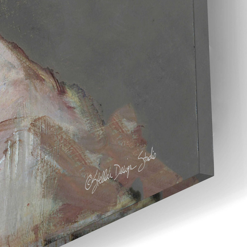 «Lady In Pink» par Stellar Design Studio, H 16 po x l 12 po x P 0,13 po
