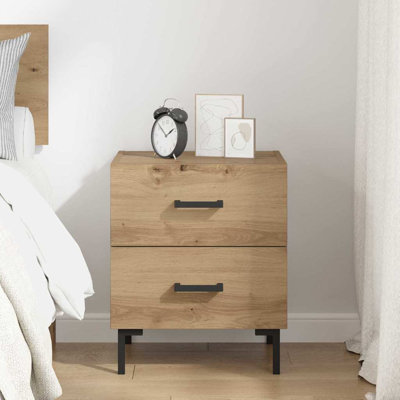 40cm W Manufactured Wood Bedside Table