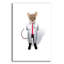  «Mouse Doctor» par John Hovenstine, art mural en verre acrylique, 12 po x 16 po