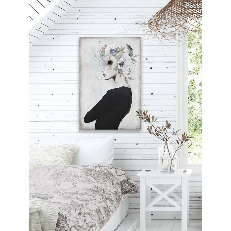 Confidently Beautiful - Wrapped Canvas Painting, 66cm H x 45cm W x 3.81cm D