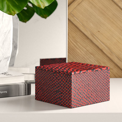 Sickler Handmade Faux Leather Memory Box