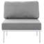 Ensemble de canapé modulaire d'extérieur en aluminium 9 pièces Stance par Modway-965698062