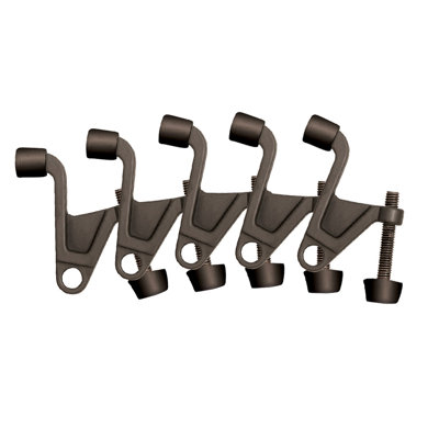 Ensemble de butée de porte à charnière en nickel satiné 2-1 / 4 po x 2-1 / 8 po (5 par paquet)