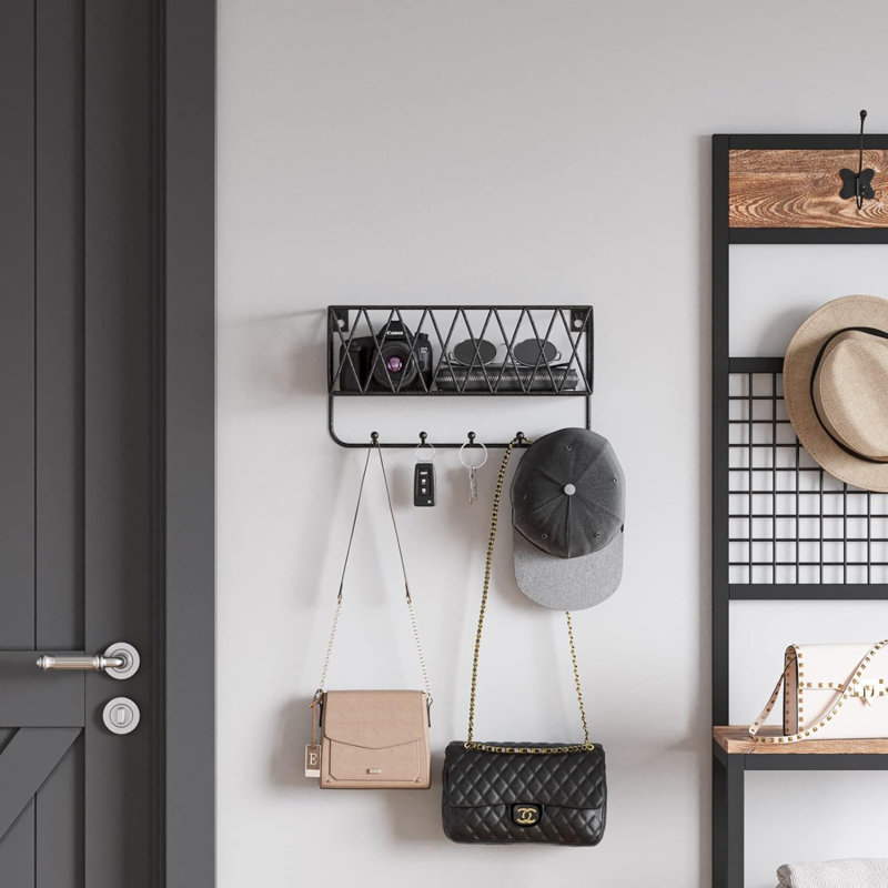 Alexiah Iron Wall Organizer
