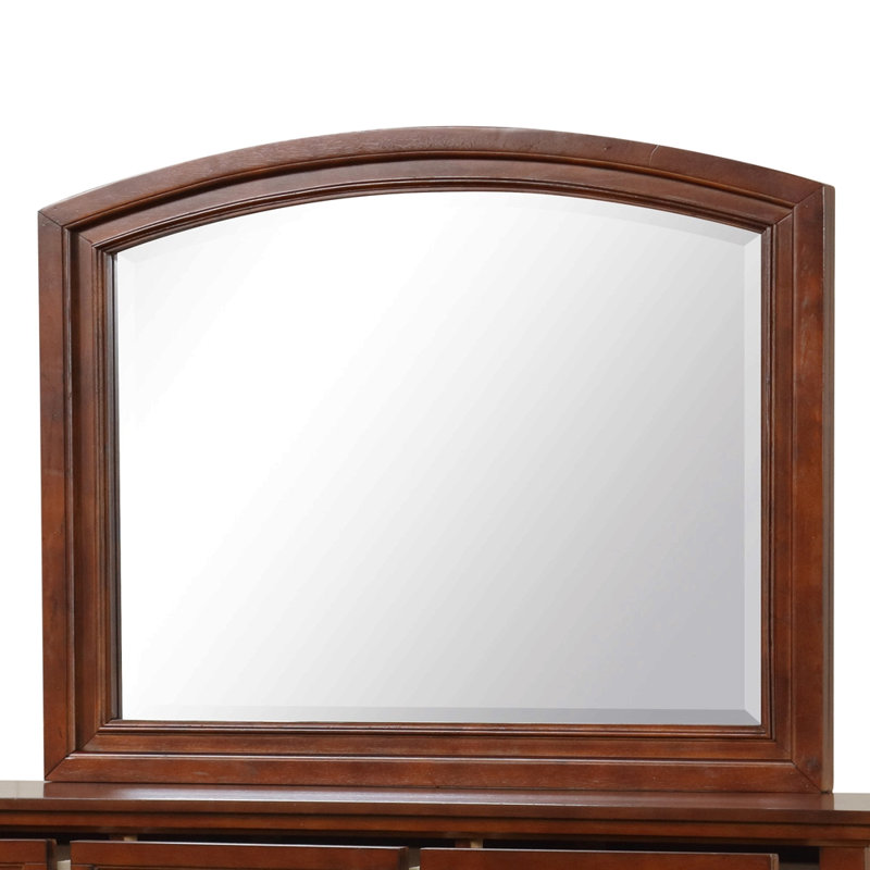 Charmant miroir traditionnel cerise, Brun, Structure libre