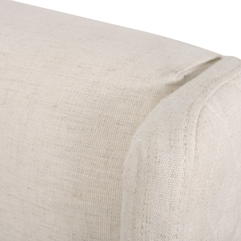 Riley Upholstered Headboard, Eggshell