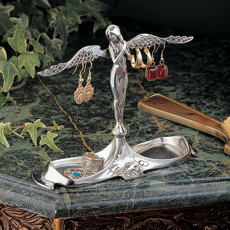 Metal Jewellery Stand + Figurine Included