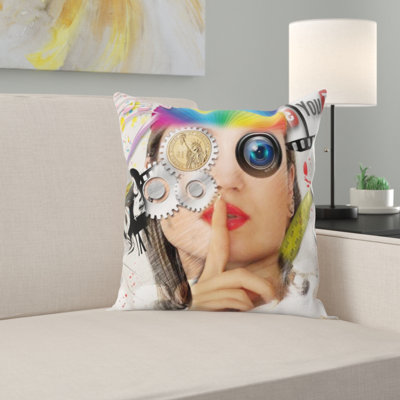Social Media Throw Pillow
