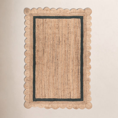 Inaki Hand-Woven Geometric Jute Rug