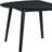  43" Black Wood Dining Table