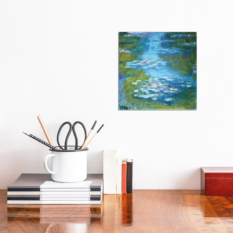 NymphÃ©as II by Claude Monet - Wrapped Canvas Painting, 30.48 cm H x 30.48 cm W