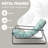 Ebern Designs Patio Outdoor Lounge Chair, Oversized Comfy Sling Recliner Chair, With Support 500lbs Extra Thick Puffy Cushion, Modern Outside Furniture For Backyard, Garden, Porch, Poolside-1575354139-1562695103