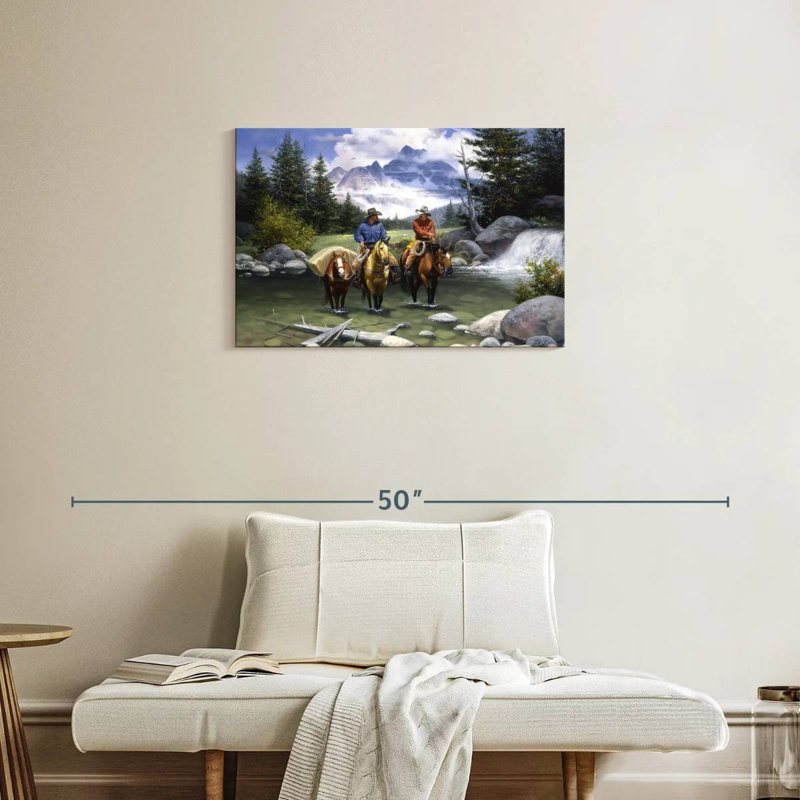 Lelar Clear Water Crossing, 20" H x 30" W