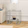 Athena Glass Top End Table