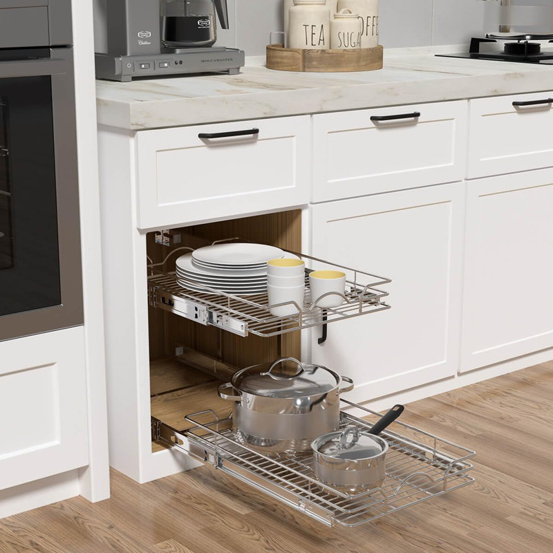 Menelaos Pull Out Drawer, 15.6" H x 18.5" W x 21" D
