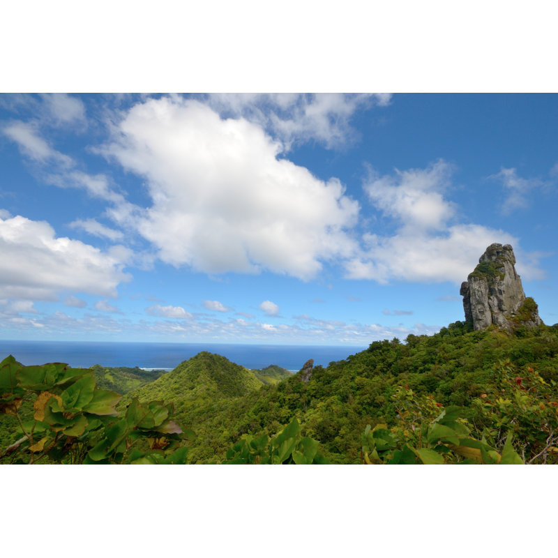 The Needle;Rarotonga - Wrapped Canvas Print, 61cm H x 91cm W