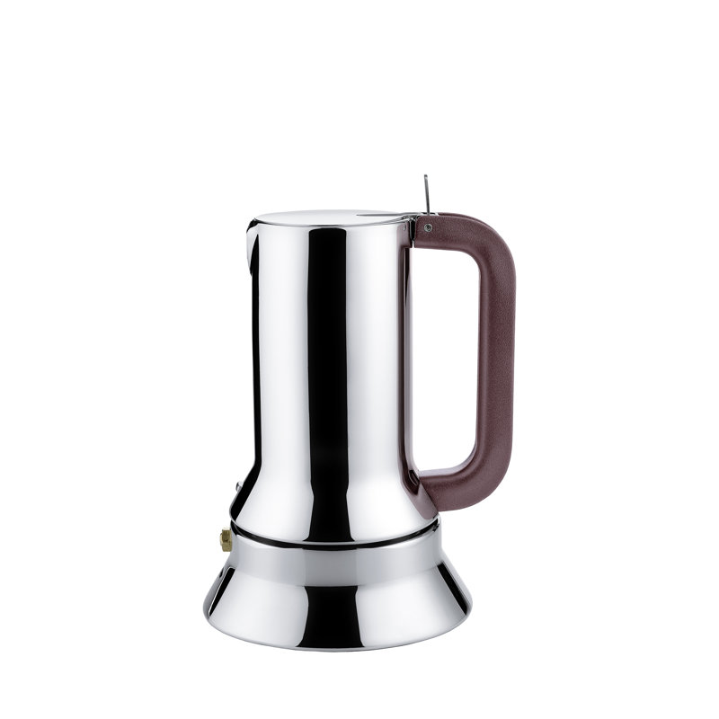 Polished Stainless Steel 6-Cup Espresso Coffee Maker