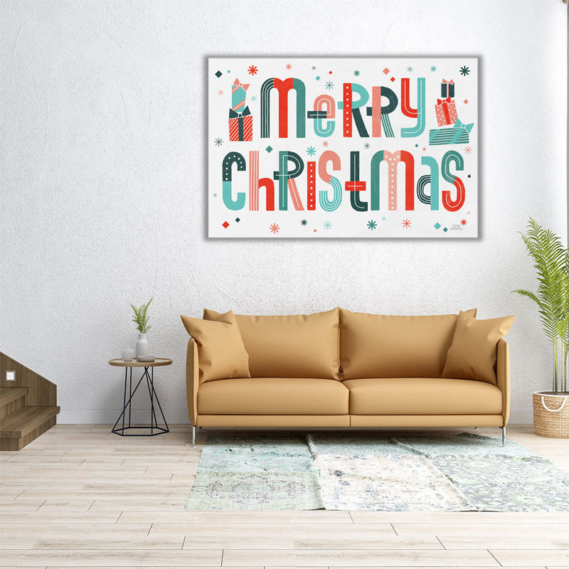 Retro Holiday I - reproduction d'art sur toile, H 32 po x l 48 po