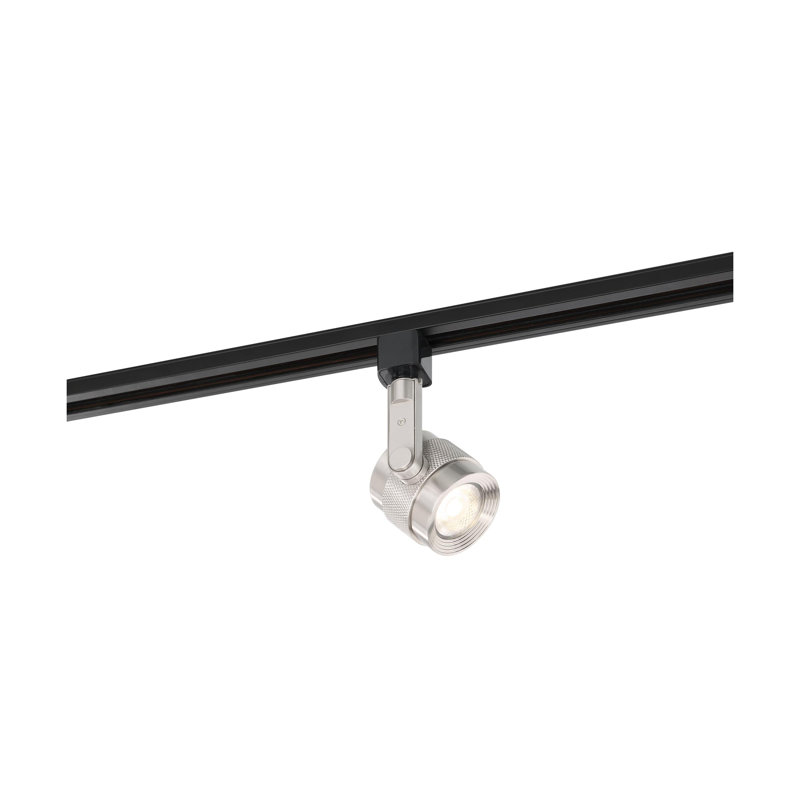 12 Watt LED 36 Degree Beam Angle Piston Track Head, Brushed Nickel