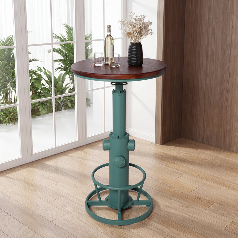 Table de bar Industrial, Vert mat