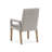 Trestle Dining Table With 4 Grey Side Chairs And 2 Arm Chairs-1284193080-1284193084
