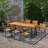 Appalachia Rectangular 8 - Person 79" Long Dining Set-1101807415