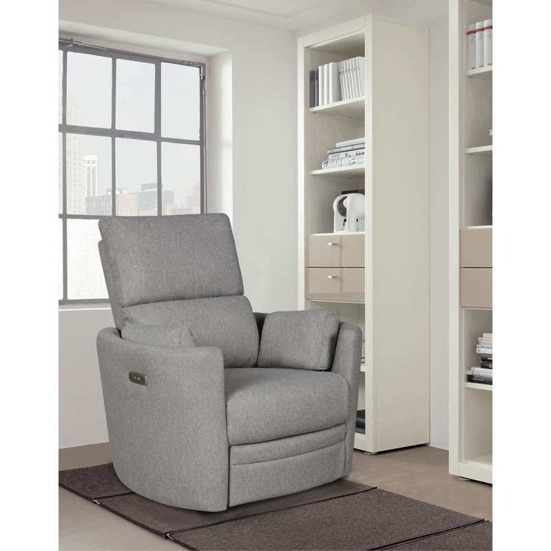 Fauteuil oscillant pivotant Frederik, givré Frederik, Gris