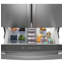 GE Profile ENERGY STAR 23.3 Cu. Ft. Smart Counter-Depth Fingerprint Resistant 4-Door French-Door Refrigerator With Door In Door