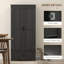 Rangement pour garde-manger de 69 po de hauteur avec 2 portes, un tiroir et des tablettes réglables-1849310347