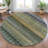 Machine Washable Indoor/Outdoor Xhevrie Green Rug-111820077