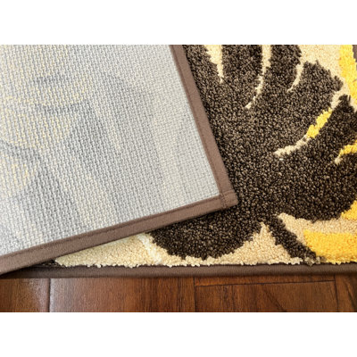 Benu Microfiber / Microsuede Non-Slip Bath Rug