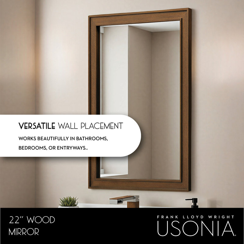 LaRay 22 Wood Mirror, 22 x .875 x 30