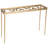 Chalanda 42'' Glass Top Console Table