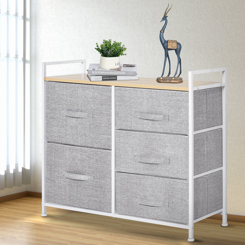 Kia 83cm W 5 - Drawer Chest of Drawers