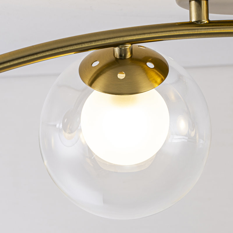 Plafonnier semi-encastré 4 lumières