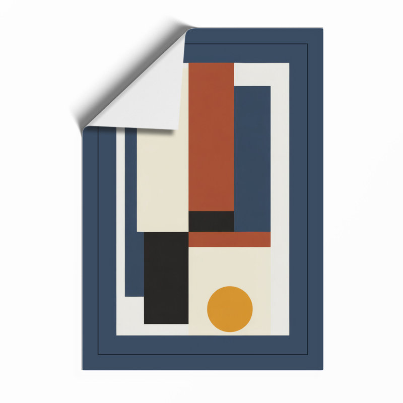 Angular Forms Geometric - Framed Print, A3 - 42.0 x 29.7 cm, Unframed