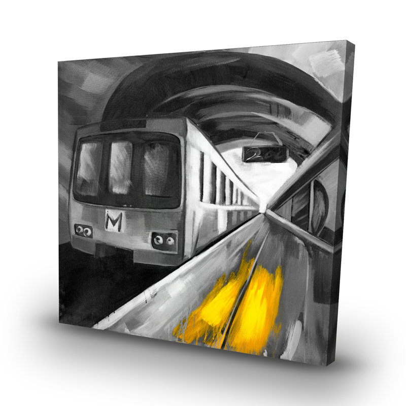 Urban life - 32"x32" art on canvas