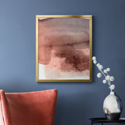 Red Ochre Abstract II Premium Framed Canvas - Ready to Hang