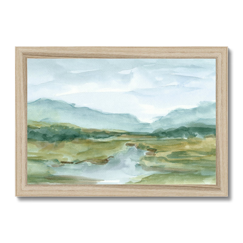 Sketchbook IV by Ethan Harper - Painting, 24cm H x 34cm W, Natural Wood Single Picture Framed Paper