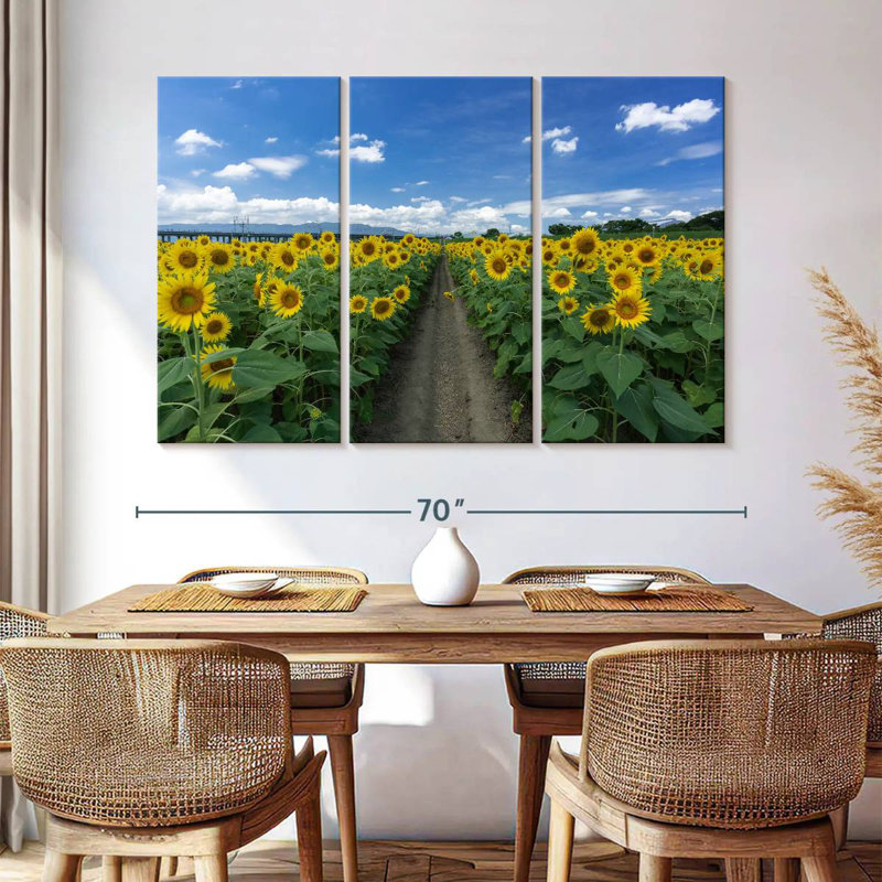 Chemin de tournesol Alvord, H 42 po x l 65 po
