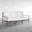 Roma 77" Wide Outdoor Patio Sofa with Cushions-642542699-690116645