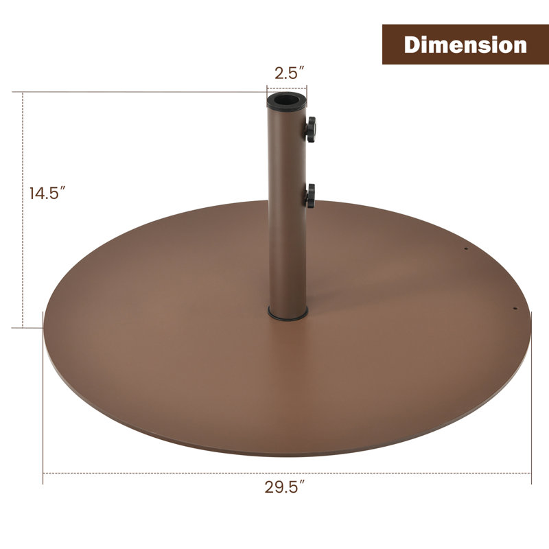 59 Lb. Steel Free Standing Umbrella Base