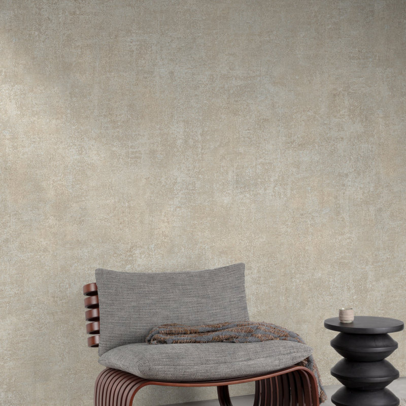 Structured Walls Collection Authentic Plaster Wallpaper Roll, Beige